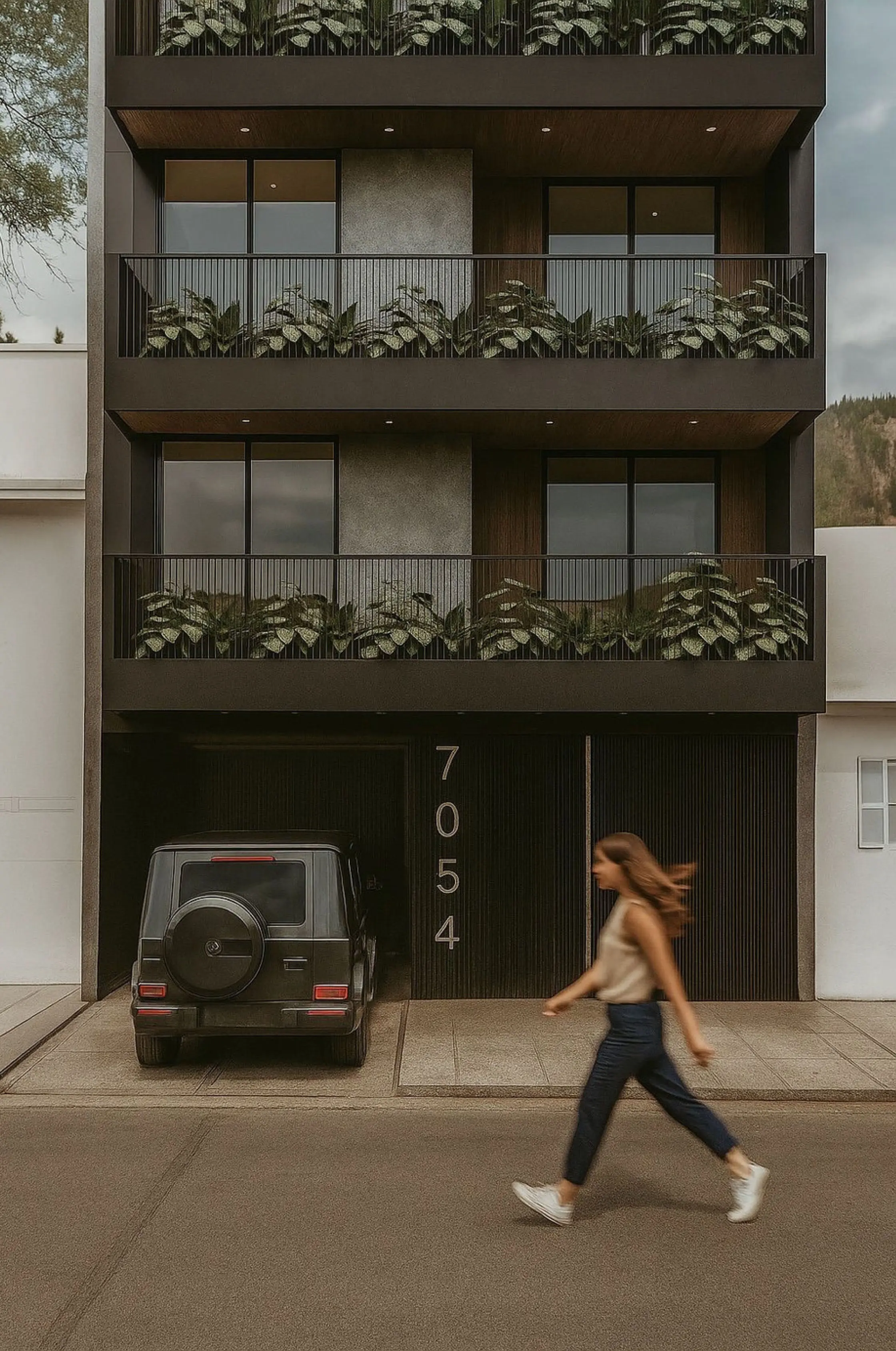 Render de fachada